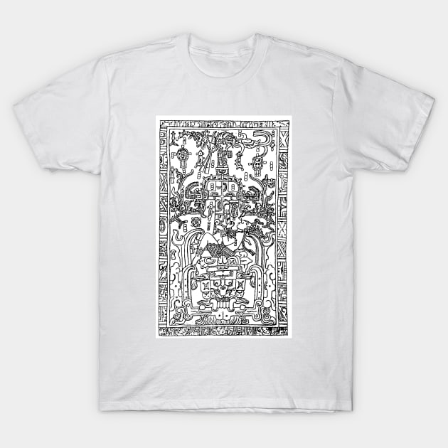 K'inich Janaab Pakal I - Mayan 'Astranaut' T-Shirt by los-ancients